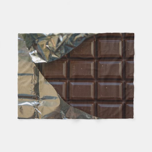 Schokolade-Bar Fleecedecke (Vorderseite (Horizontal))