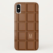 "Schokolade-Bar", kundenspezifische Monogramm-Tele Case-Mate iPhone Hülle (Rückseite)