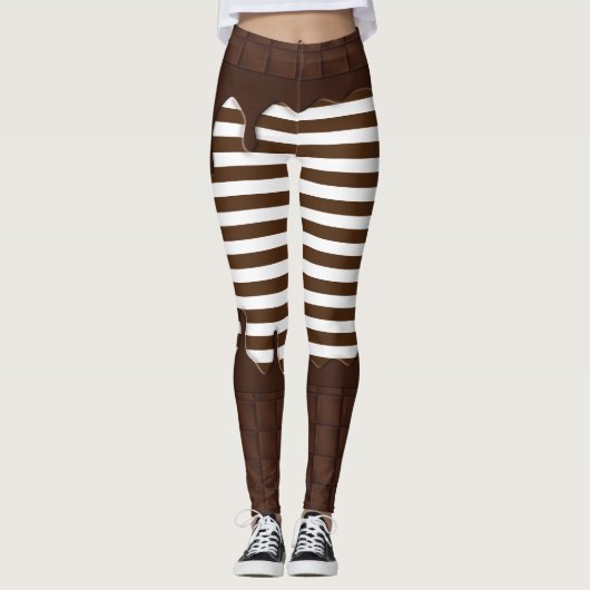 Schokolade-Bar Leggings (Vorderseite)