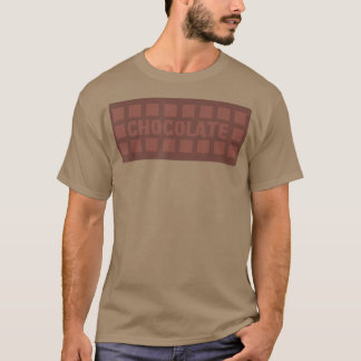 Schokolade Bar Milk Cocoa Brownie Kuchen Backen T- T-Shirt
