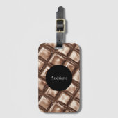 Schokolade Bar personalisiert Gepäckanhänger (Vorderseite Vertikal)