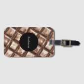 Schokolade Bar personalisiert Gepäckanhänger (Vorderseite (Horizontal))