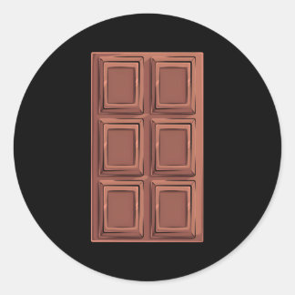 Schokolade Bar S'Mores Camg Runder Aufkleber