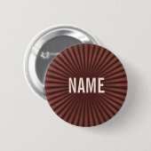 Schokolade bearbeitet Namensknopf Button (Vorne & Hinten)