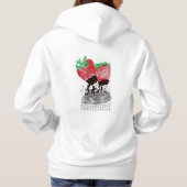 Schokolade bedeckte ErdbeerHoodie Hoodie (Rückseite)