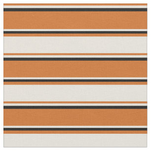 Schokolade, beige und schwarz gefärbte Streifen Stoff