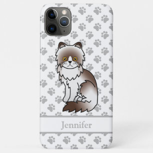 Schokolade Bi-Color Persischer Niedlicher Cartoon  Case-Mate iPhone Hülle