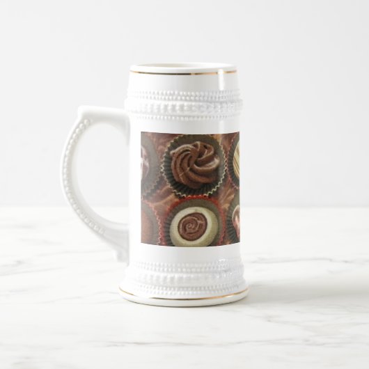 Schokolade Bierglas (Links)