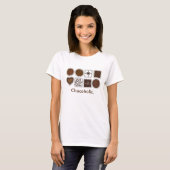 Schokolade-Bonbons-Schokolade T-Shirt (Vorne ganz)