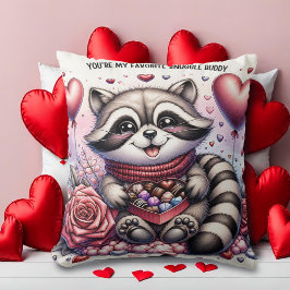 Schokolade Box Schnürsenkel Raccoon Valentine Kissen