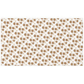 Schokolade Braun Blumendruck Tischdecke (Vorderseite (Horizontal))