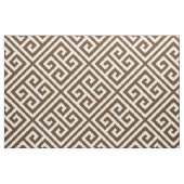 Schokolade Braun griechischer Schlüssel Grosser Ma Stoff (Fat Quarter (45,7 x 55,9 cm))