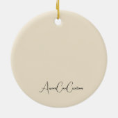 Schokolade Braun Labrador Ornament (Hinten)