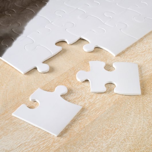 Schokolade Braun Labrador Welpe Puzzle (Seite)