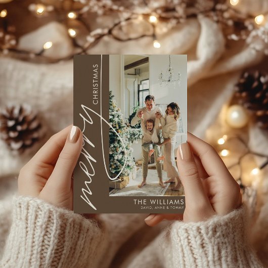 Schokolade Braun Modernes Foto Weihnachten