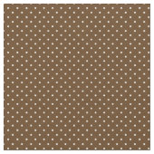 Schokolade Braun Tiny Dots Stoff (Nahaufnahme)