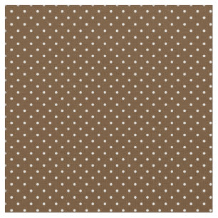 Schokolade Braun Tiny Dots Stoff
