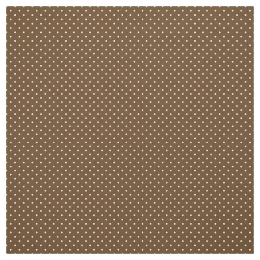 Schokolade Braun Tiny Dots Stoff (Muster)