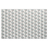 Schokolade Braun und Blues Mandala Bunny Stoff (Yard (91,4 cm))
