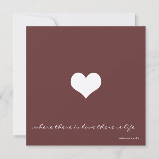 Schokolade Braun und Gold Minimalistische Einladun Einladung (Vorderseite)