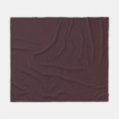 Schokolade Braune Farbe Fleecedecke (Vorderseite (Horizontal))