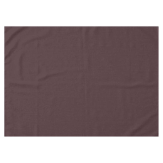 Schokolade Braune Farbe Tischdecke (Vorderseite (Horizontal))