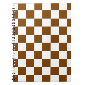 Schokolade Braune Karo Notizblock