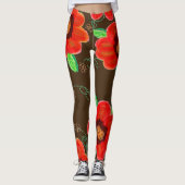 Schokolade Braune Leggings (Vorderseite)