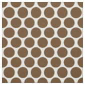 Schokolade Braune Mod Dots Stoff (Muster)