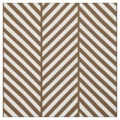 Schokolade Brauner Herringbone Große Skala Stoff (Muster)
