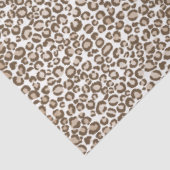 Schokolade Brauner Leopard Print Seidenpapier (Ausschnitt)