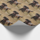 Schokolade Brawn Labrador Retriever Geschenkpapier (Ecke)