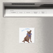 Schokolade Brawn Labrador Retriever Magnet (In Situ (Geschirrspüler))
