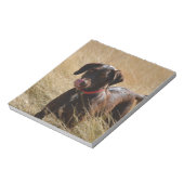 Schokolade Brawn Labrador Retriever Notizblock (Rotiert)