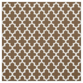 Schokolade Brown marokkanische Print Stoff (Muster)