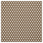 Schokolade Brown Polka Dots Stoff (Muster)