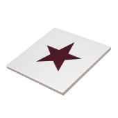 Schokolade Brown Star Fliese (Seite)