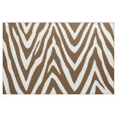 Schokolade Brown Zebra Print Large Scale Stoff (Fat Quarter (45,7 x 55,9 cm))