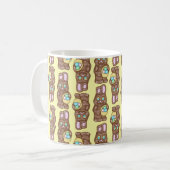 Schokolade Bunnies - Gelbe Tasse (Vorderseite Links)