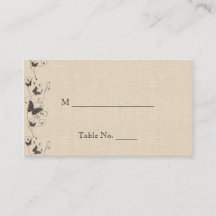 Schokolade-Buttefliegen auf Ecru-Hochzeiten-Platzk