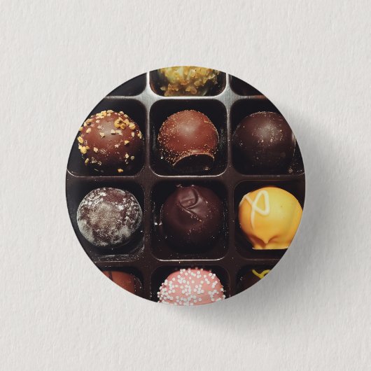 Schokolade Button (Vorderseite)