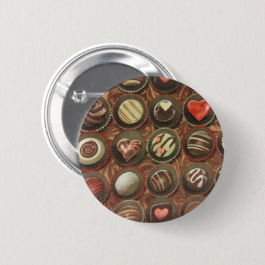 Schokolade Button (Vorne & Hinten)