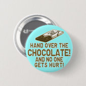 Schokolade Button (Vorne & Hinten)