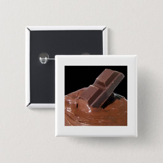 Schokolade Button (Vorne & Hinten)