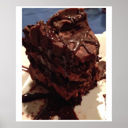 Schokolade Cake Poster (Vorne)