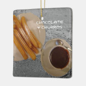 Schokolade Caliente Betrug Churros Keramikornament (Links)