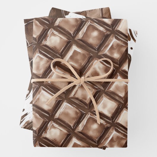 Schokolade Candy Bar Geburtstag Geschenkpapier Set (Beispiel)