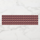 Schokolade Candy Bar Wasserflaschenetikett (Einzelnes Label)