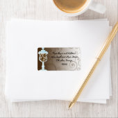 Schokolade Candy Buffet Bar, Urn der Süßigkeiten Adressaufkleber (Insitu)