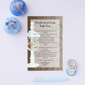 Schokolade Candy Buffet Bar, Urn der Süßigkeiten Flyer (Einzeln)